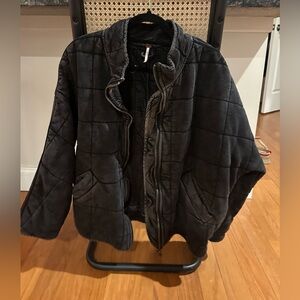 Free People Dolman Quilted knit jacket